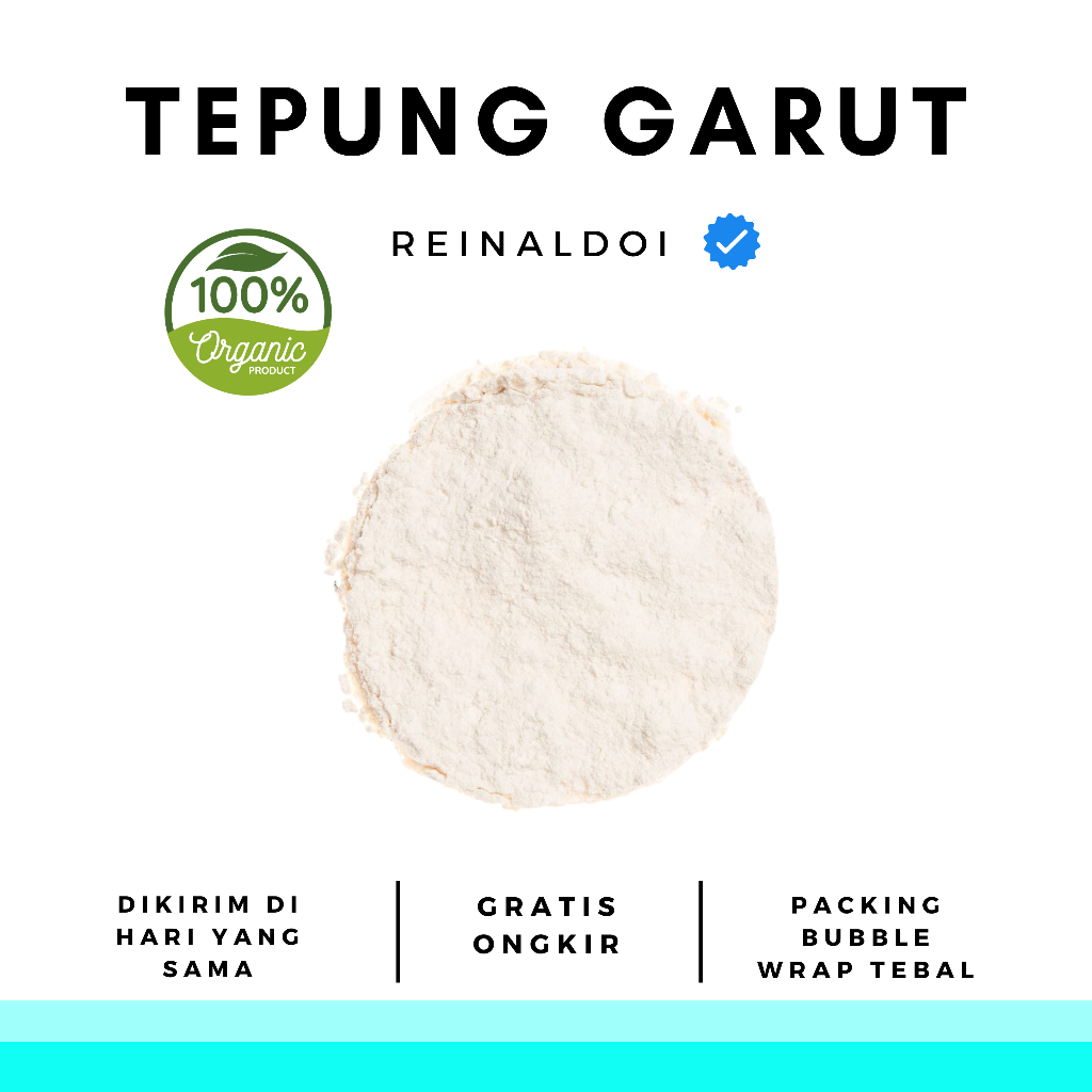 

Tepung Garut Tepung Umbi Garut 100 GR