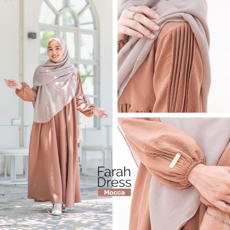 Gamis Crinkle FARAH DRESS by Arafa hijab