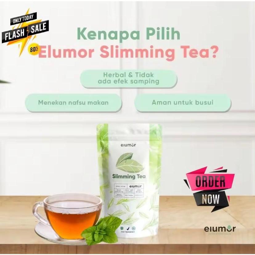 

Elumor slimming tea teh diet detox perut di jamin ampuh halal bpom