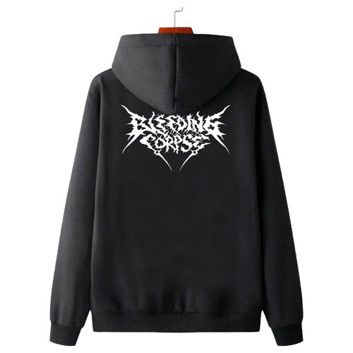 Bleeding Corpse Hoodie Bahan Katun Fleece | Jaket Hoodie Jumper & Ritsleting | Bisa COD
