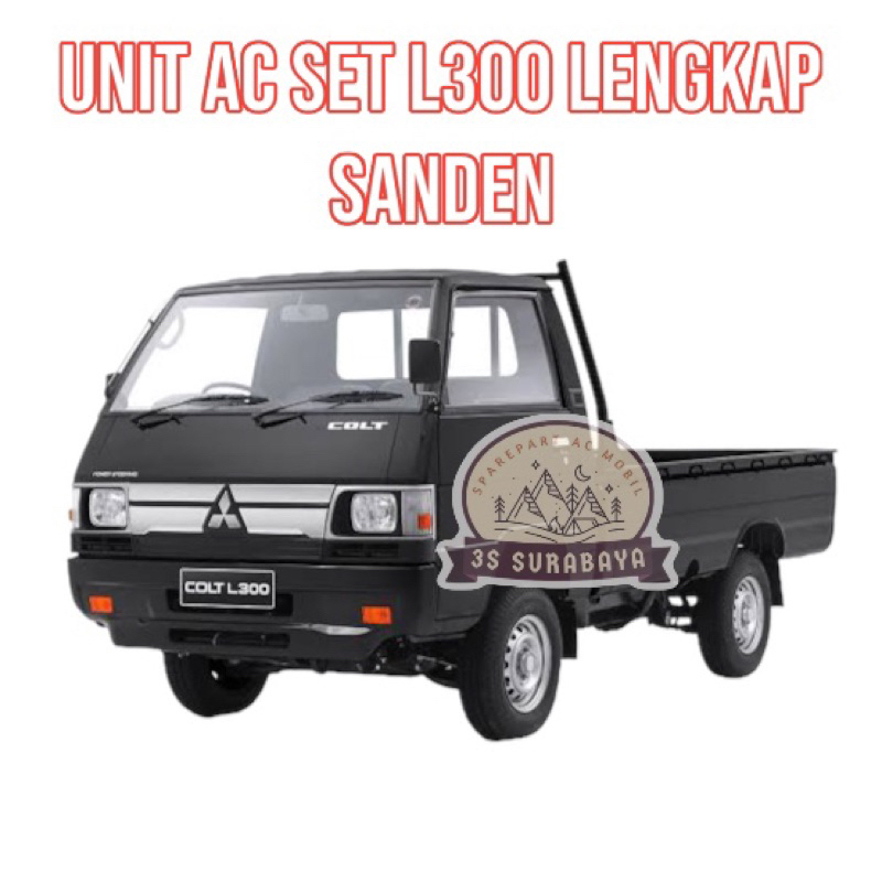 Unit Set Ac L300 Mitsubishi Lengkap Rakitan Sanden (Baru/New) Tinggal Pasang