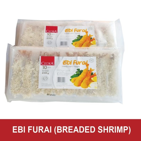 

CEDEA BREADED SHRIMP 10 PCS 220 GR
