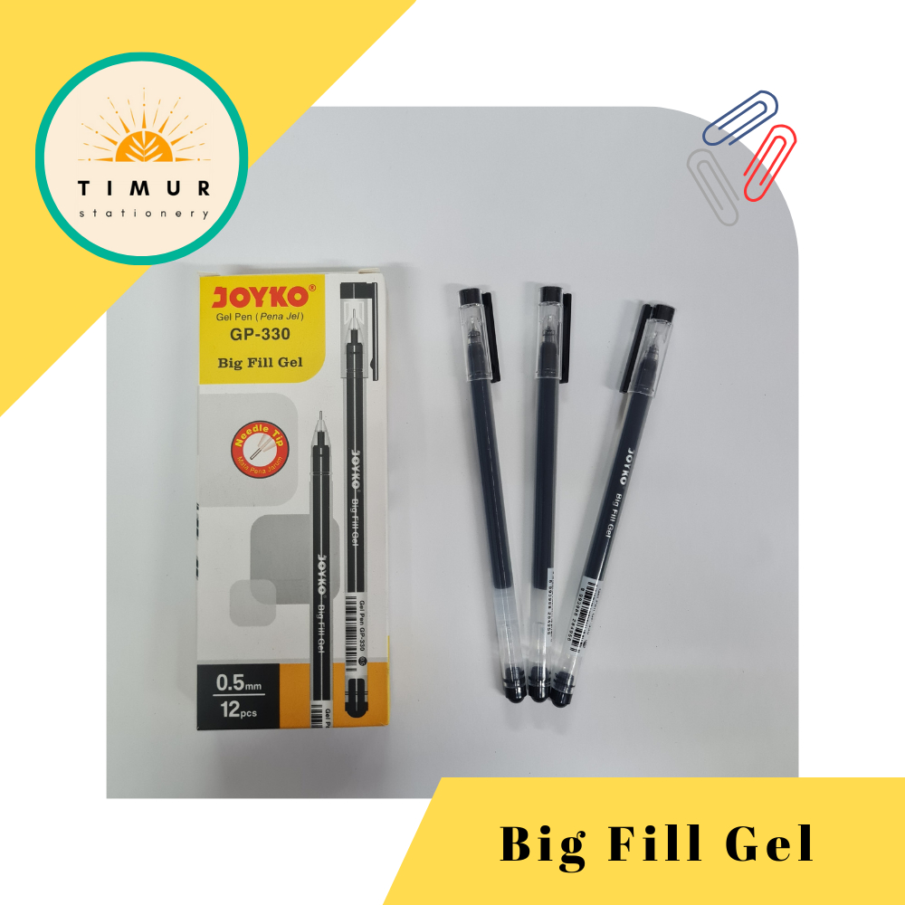 

Pen BIG FILL GEL by JOYKO isi 12 Pen