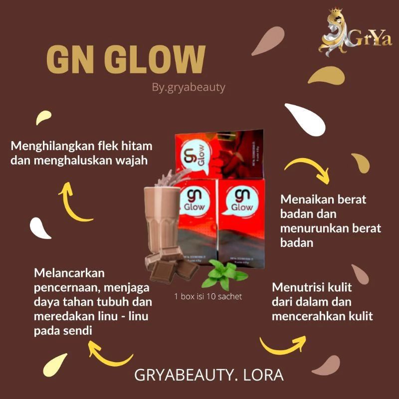 

Susu gn glow griyabeauty penurun bedan badan atau menambah berat badan