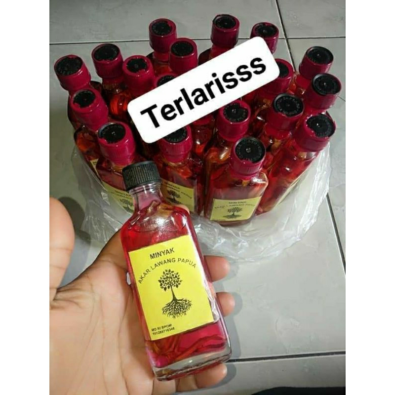 Minyak Akar Lawang Papua obat gosok encok - rematik