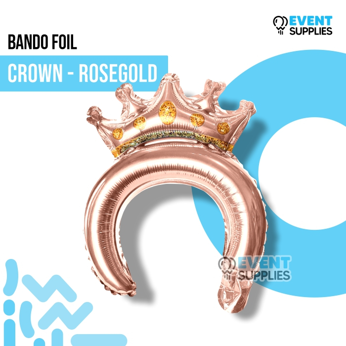 Balon Foil Bando Crown Prince/ Balon Bando Mahkota Ulang Tahun Birthday Party