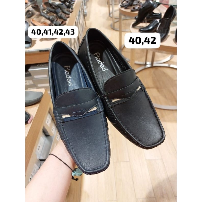 Sepatu mocasin pria fladeo