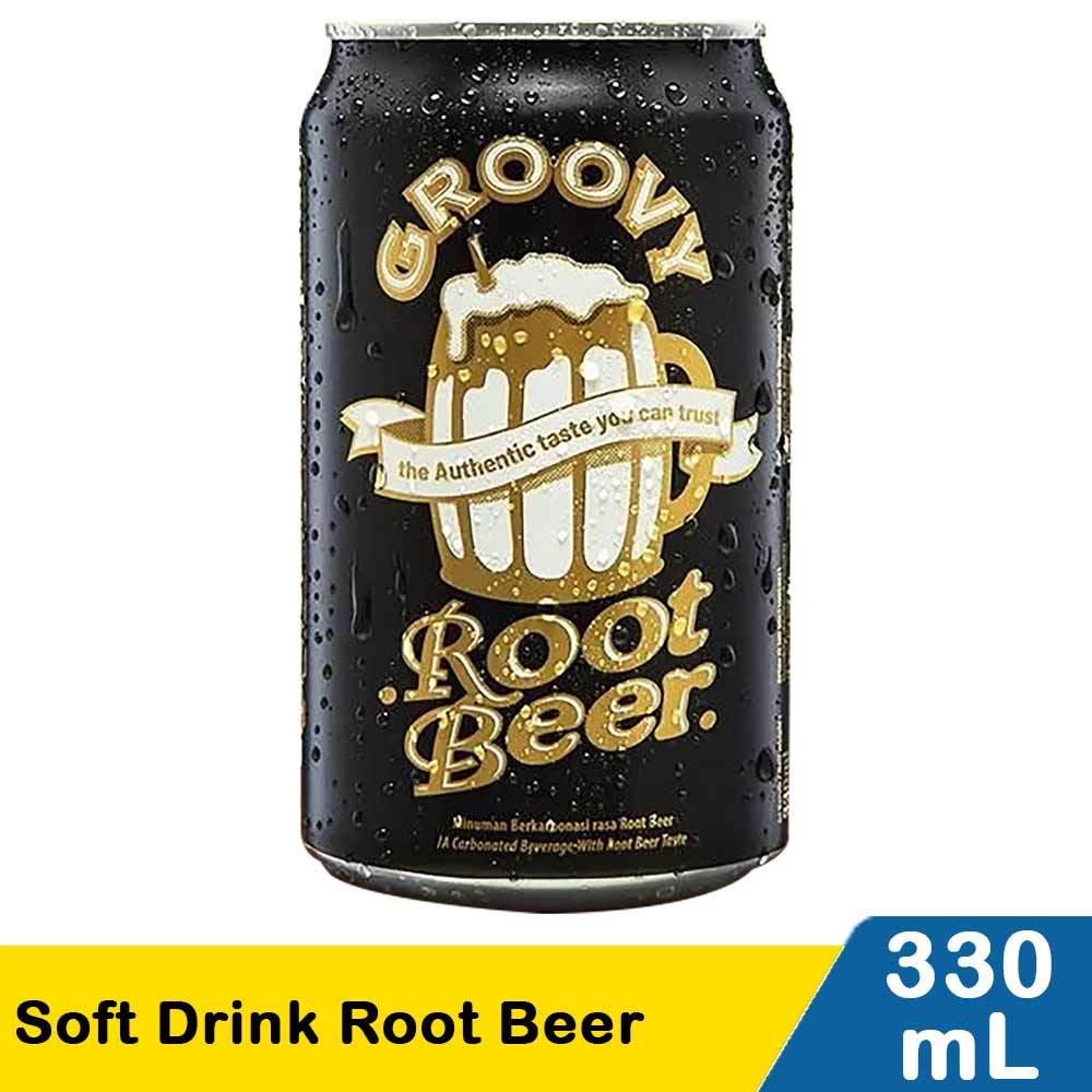 

GROOVY ROOT BEER KALENG 330ML X 1, MINUMAN BERSODA