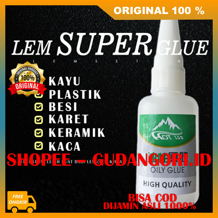 Lem Super Glue Multifungsi Perekat Super Kuat ORIGINAL