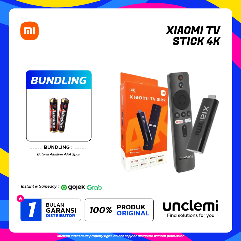 Xiaomi TV Stick 4K / Xiaomi Mi TV Stick 4K Android Smart TV Box