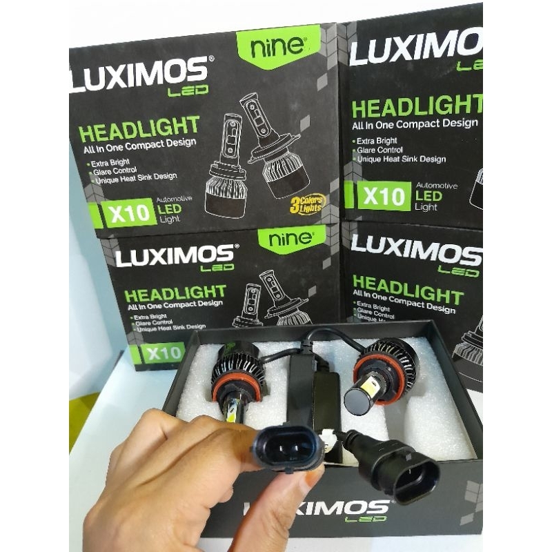 LAMPU LED HEADLAMP/FOAGLAMP HB4 H7 H11 H4 MOBIL X10 ECCO9 3 WARNA WHITE YELLOW ICE BLUE