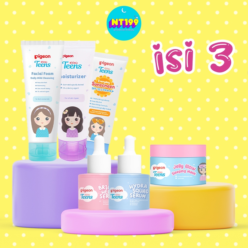 Pigeon Teens Paket Isi 3 Skincare Remaja