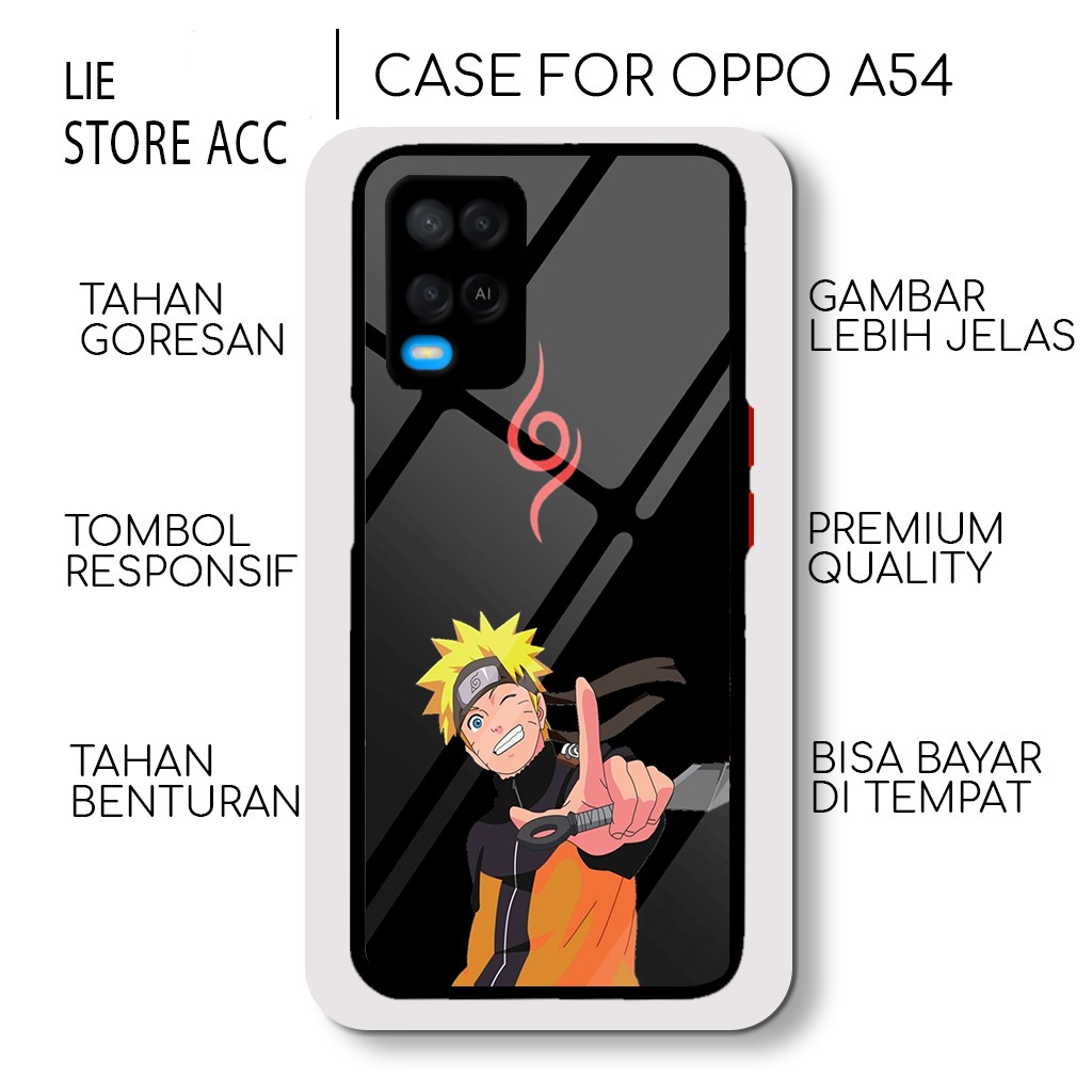 Case OPPO A54 NARUTO - ANIME - KARAKTER NARUTO Hardcase 2D Fashion Casing bumper hardcase kesing cov
