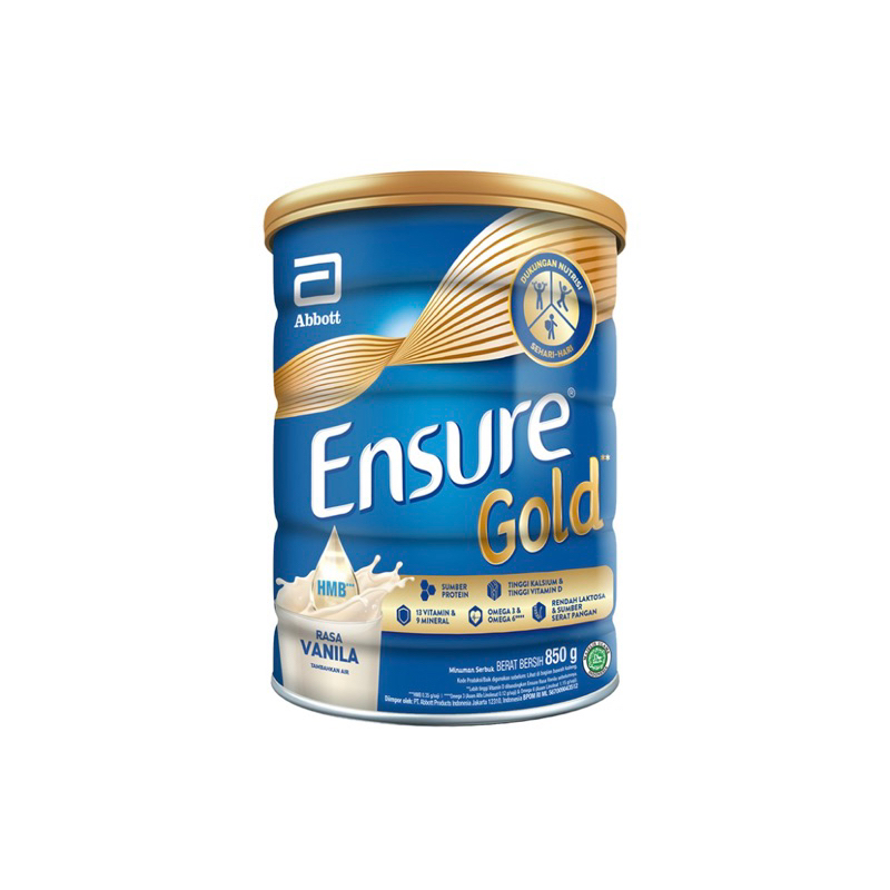 

Ensure Gold Vanila Susu Nutrisi Dewasa 850g