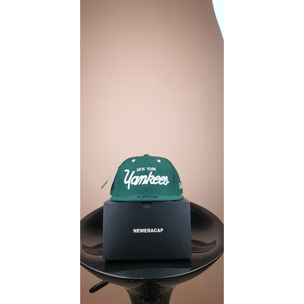 ny hijau list putih Topi Pria Baseball Snapback Polos Wanita Unisex Premium