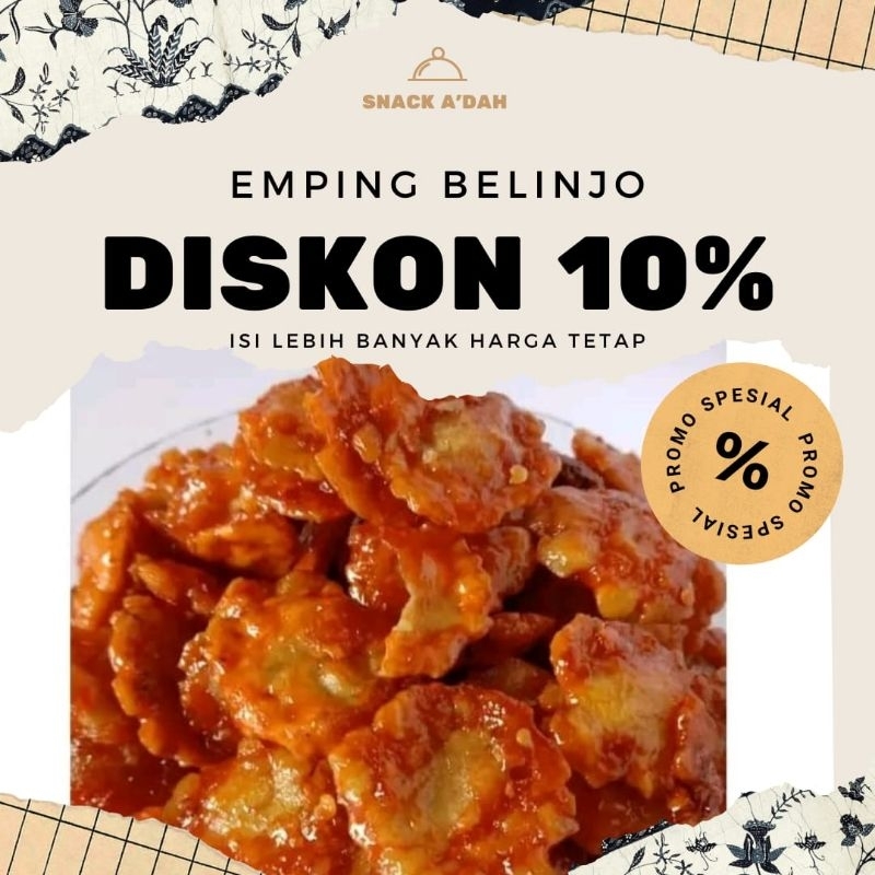 

Emping Melinjo Pedas Manis Daun Jeruk