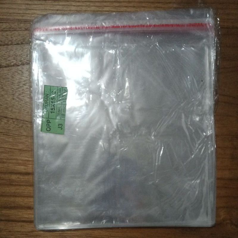 Plastik OPP 15x15 / Plastik Roti / Plastik Perekat Murah