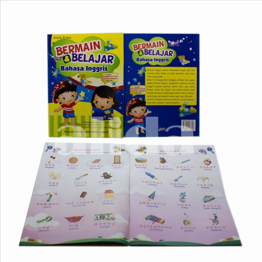 Buku Anak PAUD TK Bermain dan Belajar Bahasa Inggris
