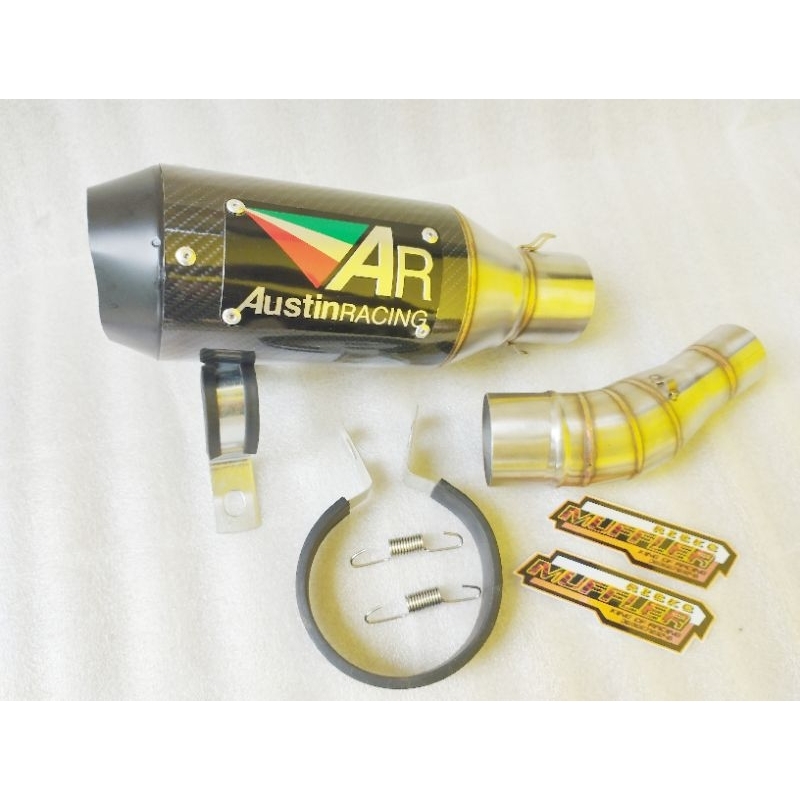 Knalpot Racing New AR Austin Slip On tinggal disambungkan ke leheran orinya CB150R CBR150 CBR250 Nin