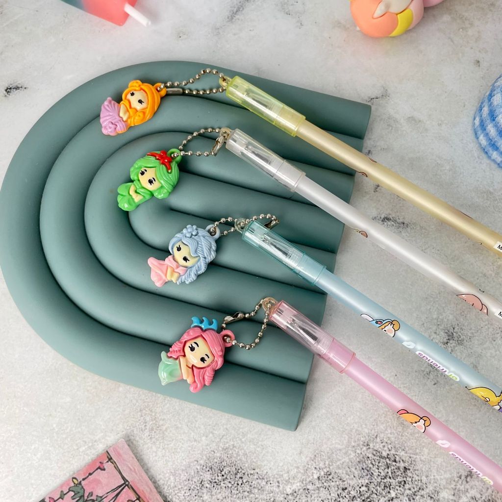 

PULPEN GANTUNGAN DUYUNG V2 pena lucu tinta hitam bisa COD pen imut keren pulpen unik atk kebutuhan anak sekolah termurah import