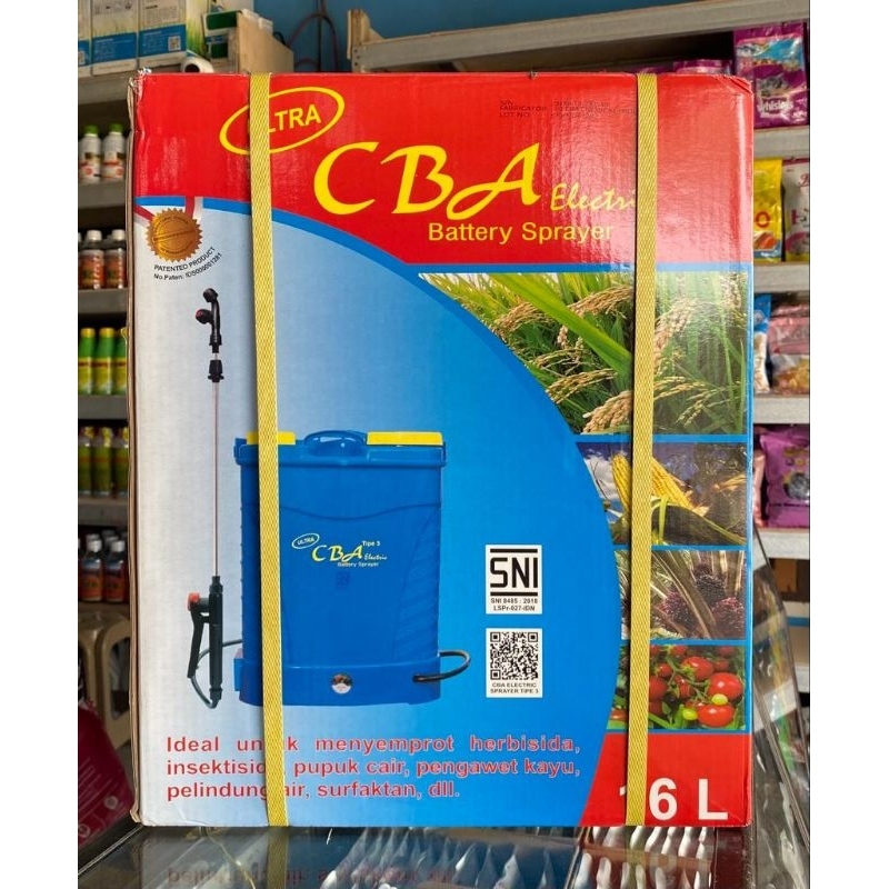 TANGKI SPRAYER CBA ELECTRIK ULTRA 16 LITER TYPE 3 SEMPROTAN ELEKTRIK
