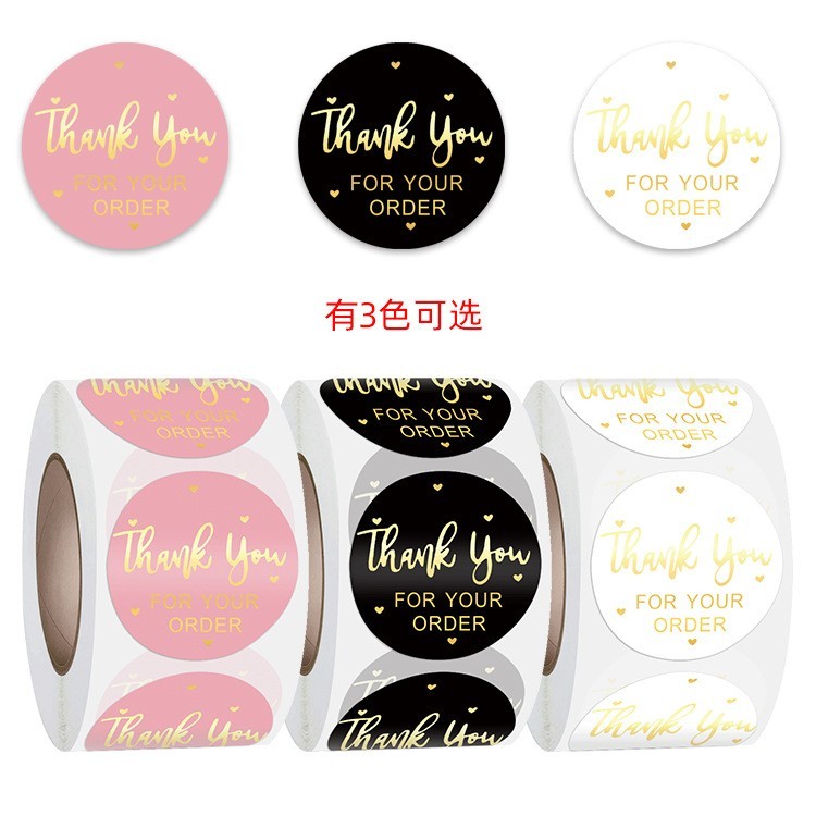 

Stiker thank you / Stiker tq / Stiker box roti 1roll isi 500pcs