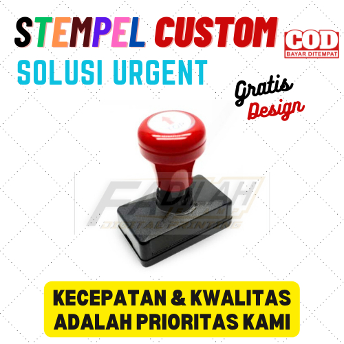 

Stempel Custom / Persegi Panjang 17x43 mm / Otomatis tinta