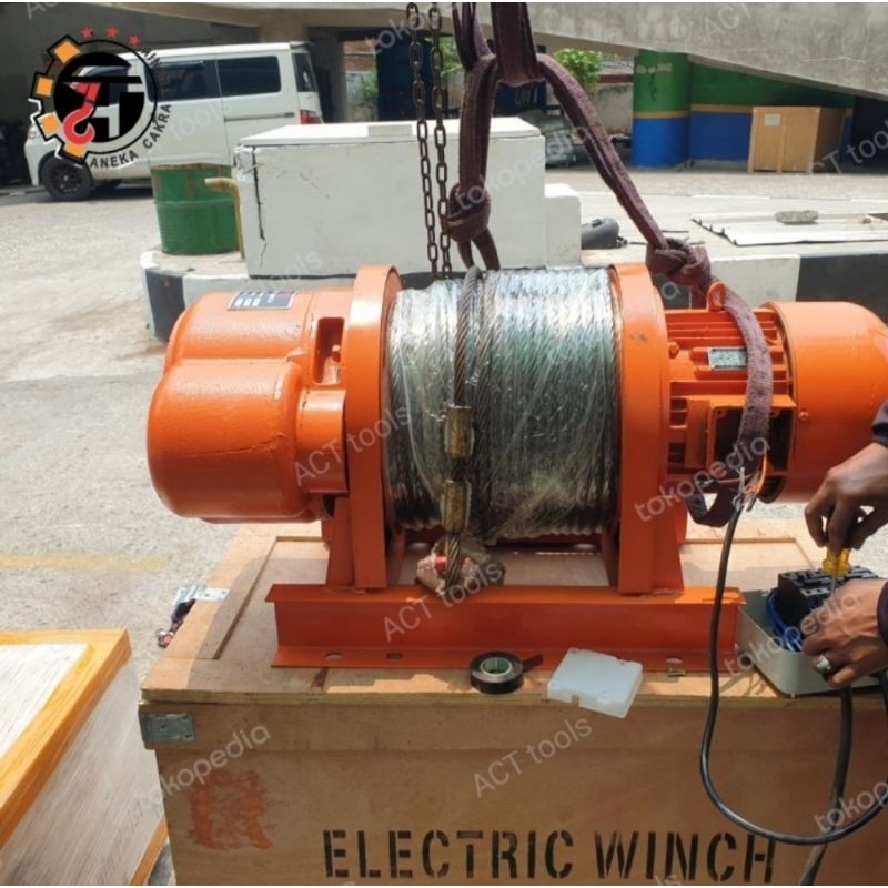 Electric Winch 2 Ton x 100 Meter WEKA GERMANY QUALITY.