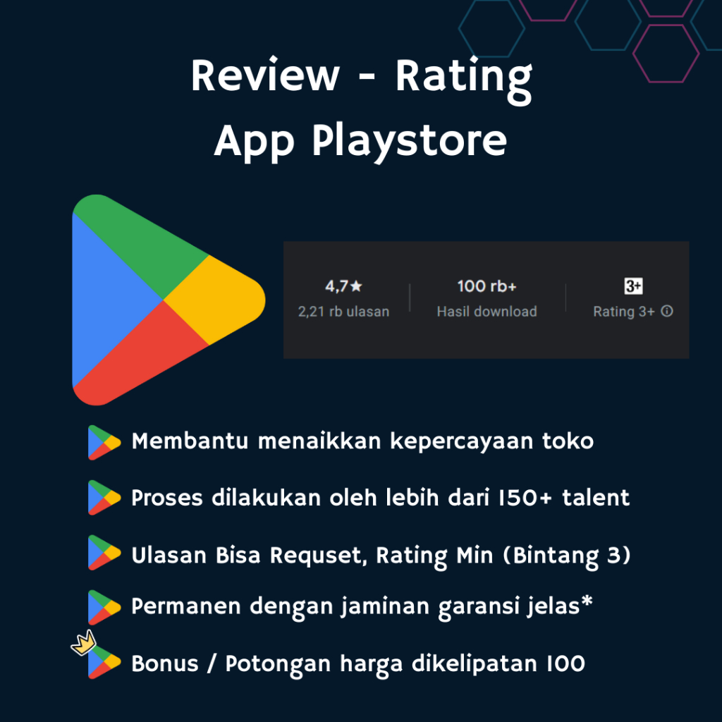 Jasa download aplikasi playstore | Review aplikasi playstore permanen real human