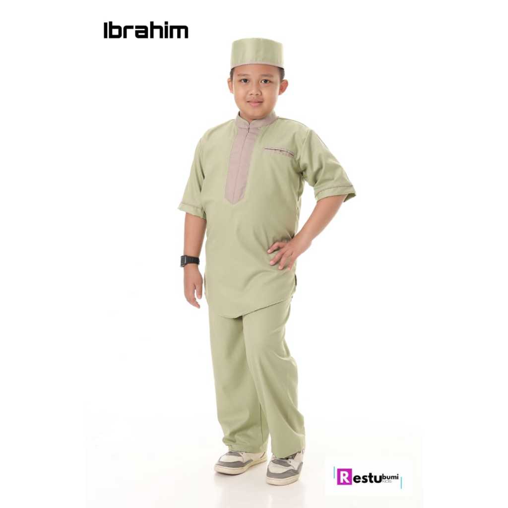 Baju setelan Koko Anak Laki-laki 3-12 Tahun Baju Muslim Anak Cowok Setelan Koko Anak
