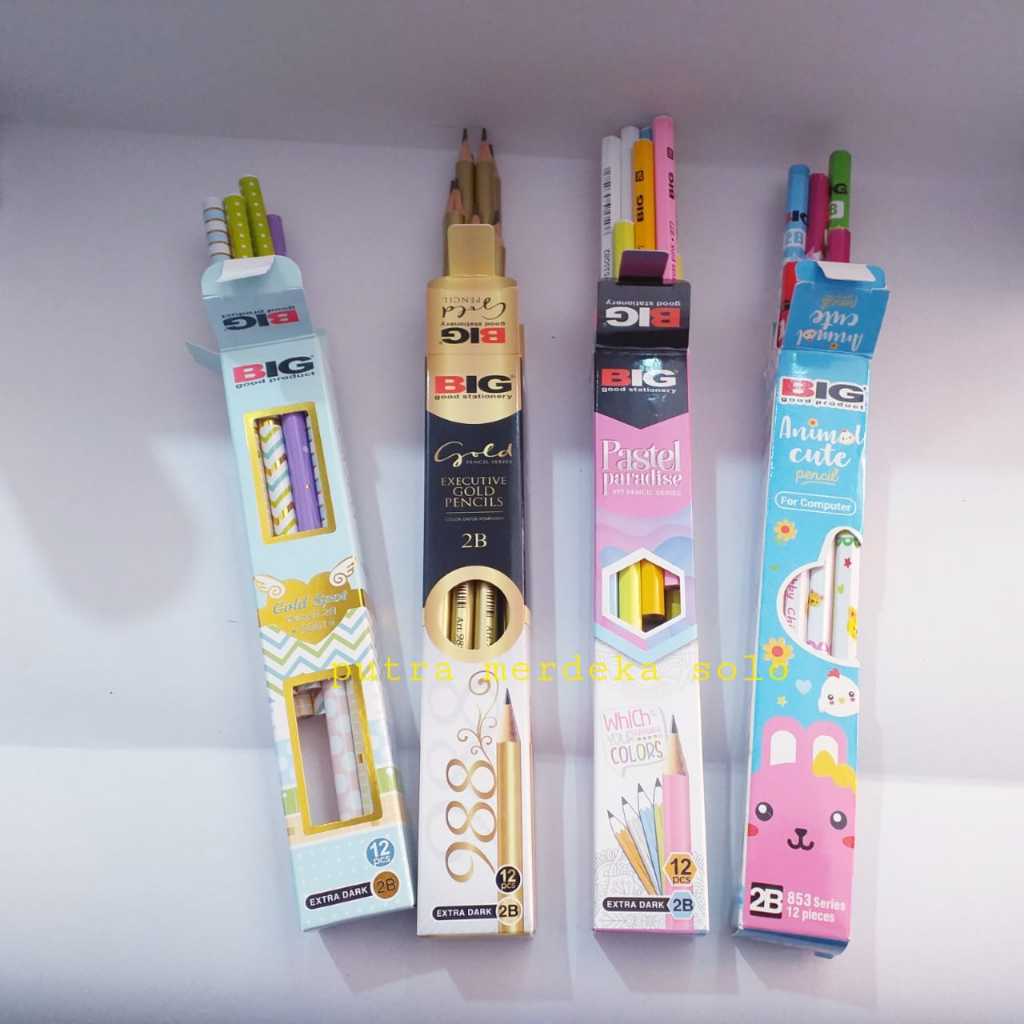 

Pensil 2B Big 977 Karakter Unik Lucu Pensil Big Fancy