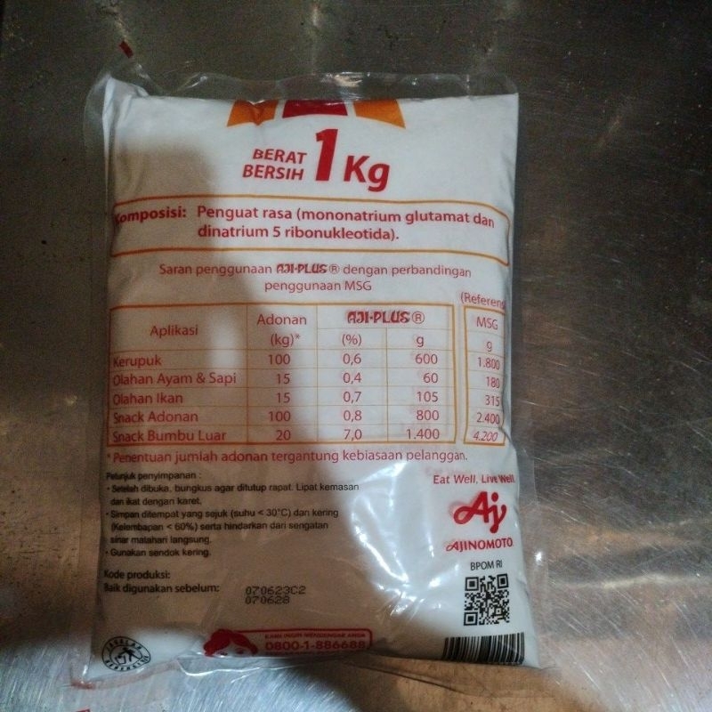 

RB22 AJI PLUS KEMASAN 1KG