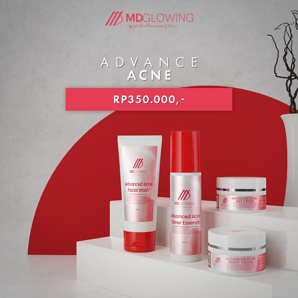 PAKET ADVANCE ACNE Skincare Untuk Mengatasi Jerawat by MDGlowing / MD Glowing Skin