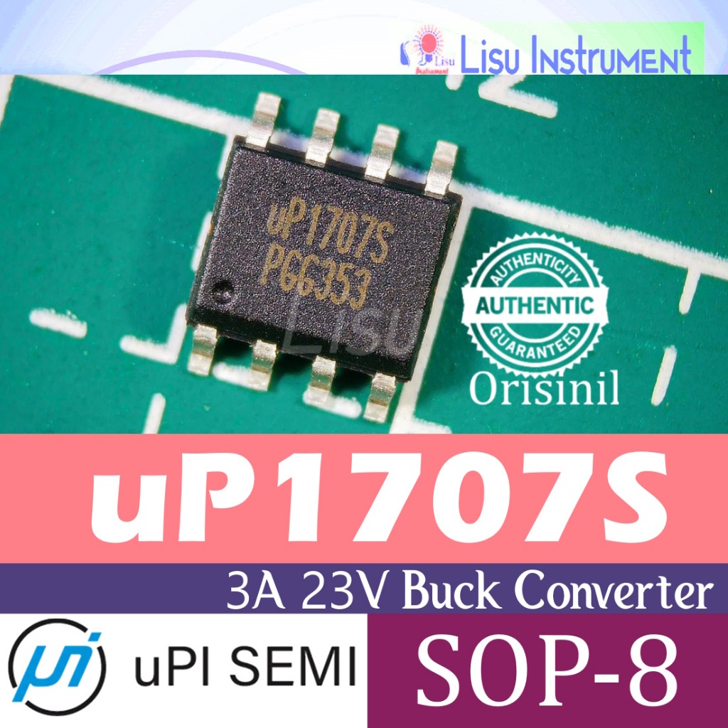 uP1707S 3A High-Efficiency Synchronous-Rectified Buck Converter PSOP-8L uPI Semiconductor