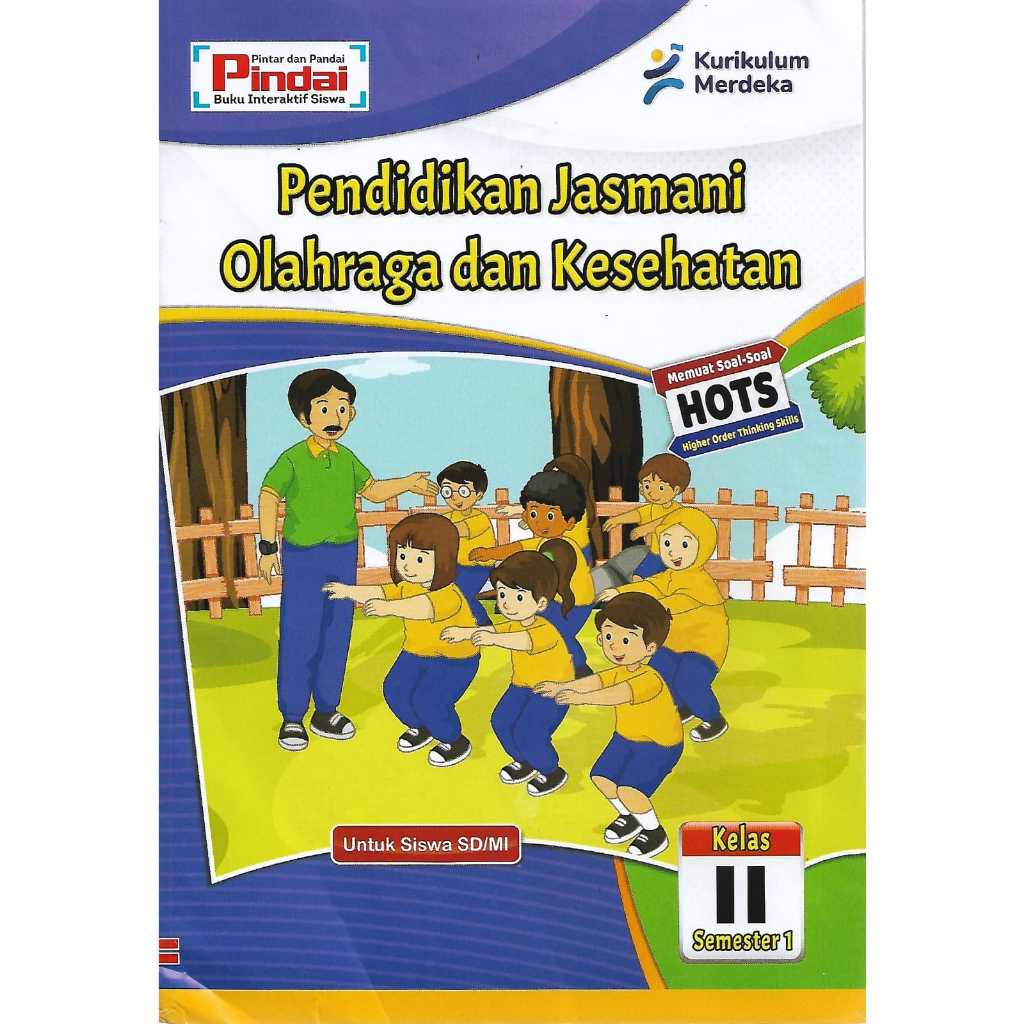 Buku LKS PJOK Kelas 2 SD/MI Kurikulum Merdeka Semester 1