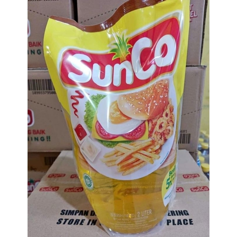 

Minyak Goreng Sunco 2 lt, Kunci Mas 2 lt dam Milita 800