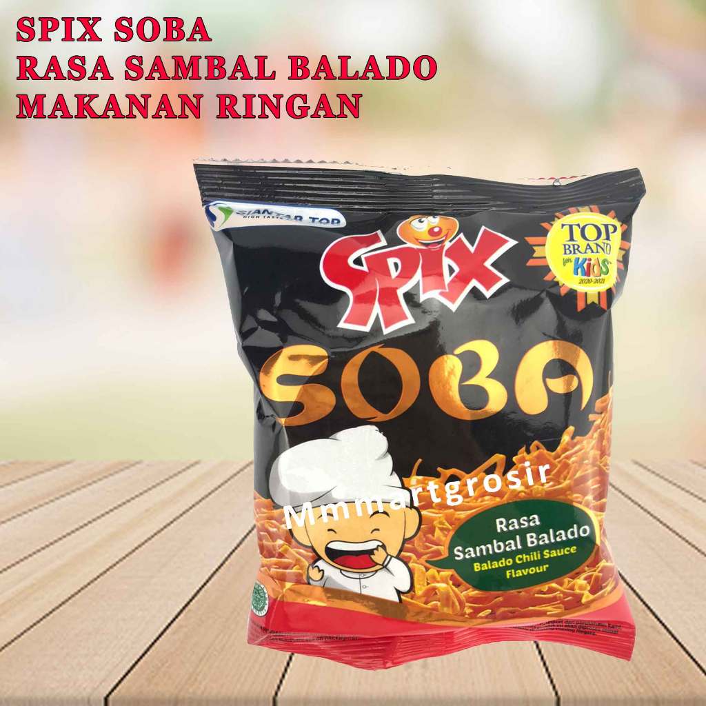 

Spix Soba / Snack Mie Ringan / Rasa Sambal Balado / 21gr