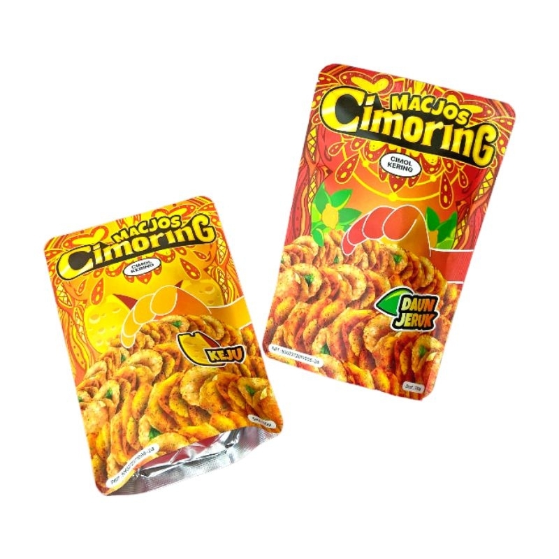 

TERLARIS Snack Cemilan Mac Jos Cimoring Cimol Kering kemasan 100.gr Renyah gurih nikmat