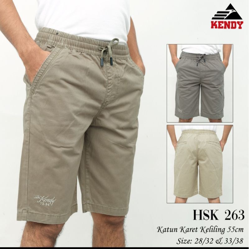 celana pendek kendy pinggang karet | celana kendy pendek pinggang karet premium
