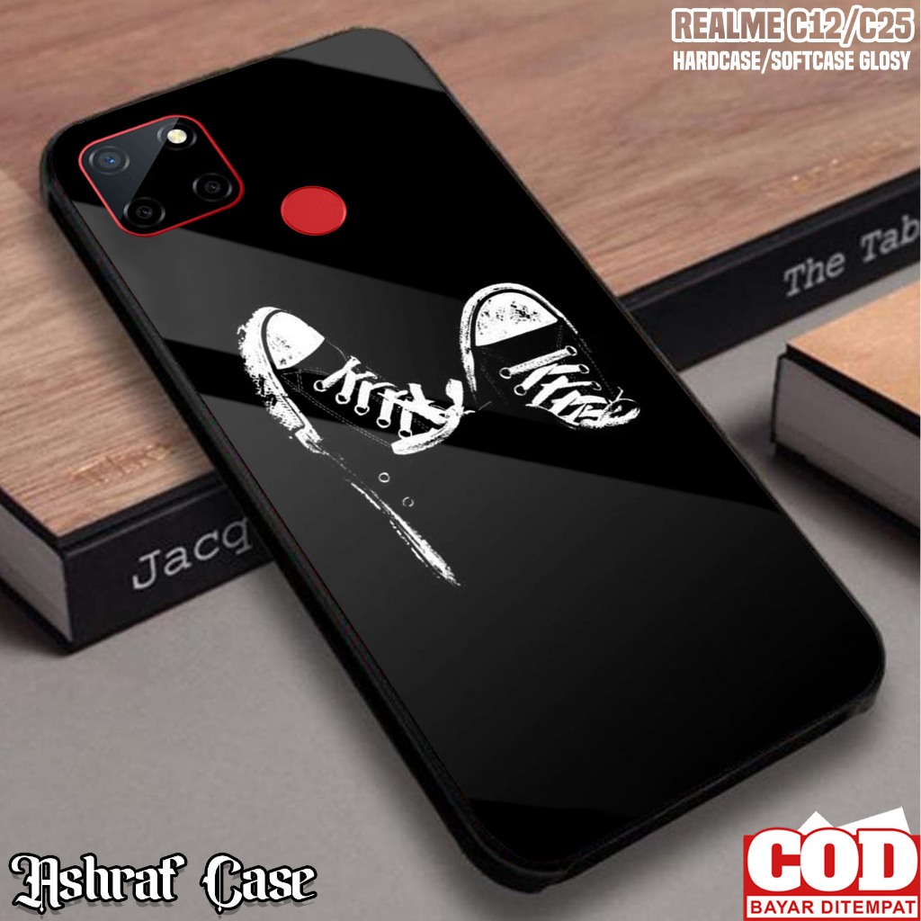 Case Realme C12 / Realme C25 - Casing Hp Realme C12 / Realme C25 ( HTM ) Silikon Hp - Softcase Glass