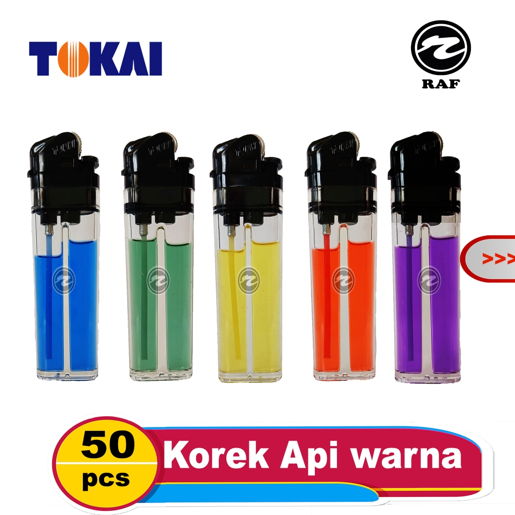 TOKAI Korek api unik warna 50 pcs