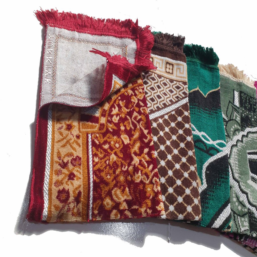 Sajadah Amir Midi Original Gaya Turkiye / Sajadah Tebal Bulu Ukuran 50x100cm