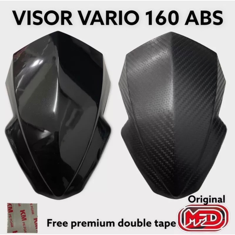 VISOR VARIO 160 ABS NEW 2022 HITAM VISOR VARIO 160 CBS MODEL SEPERTI ORIGINAL HONDA NEW WINSIL VARIO