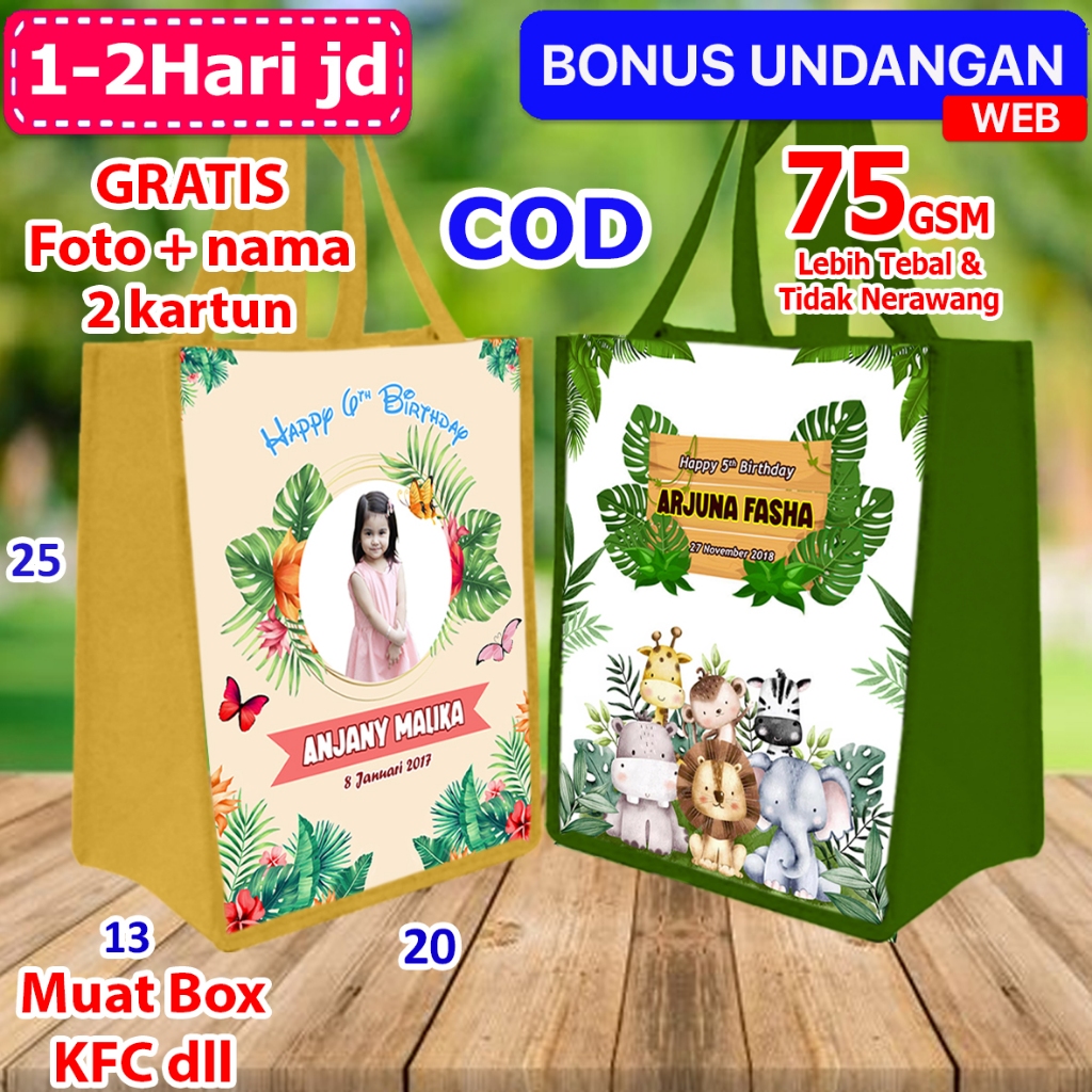 

Tas Souvenir Ulang Tahun Anak ZOO