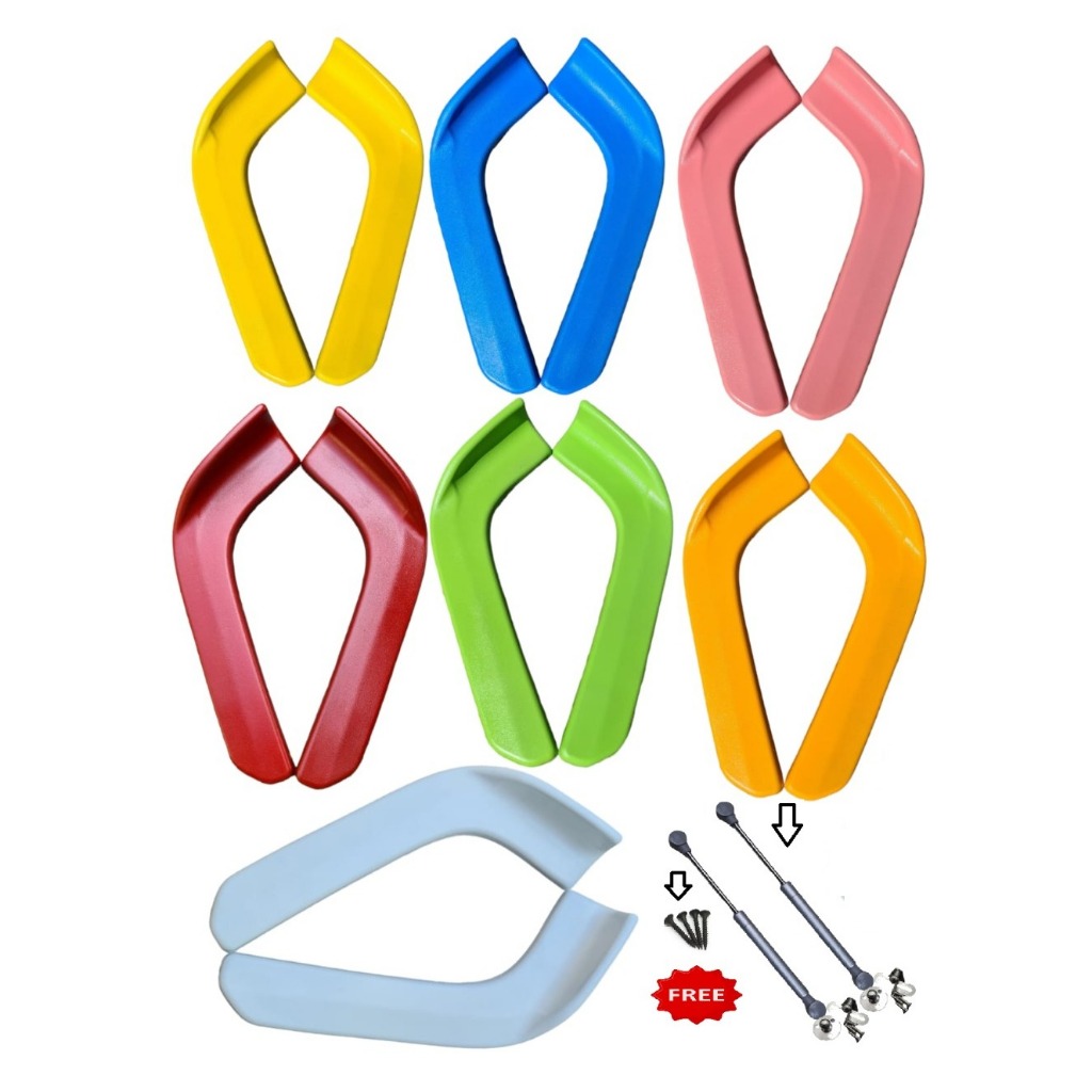 Winglet Lips Bumper Depan Universal Warna Berkualitas Winglet Mobil Depan Warna