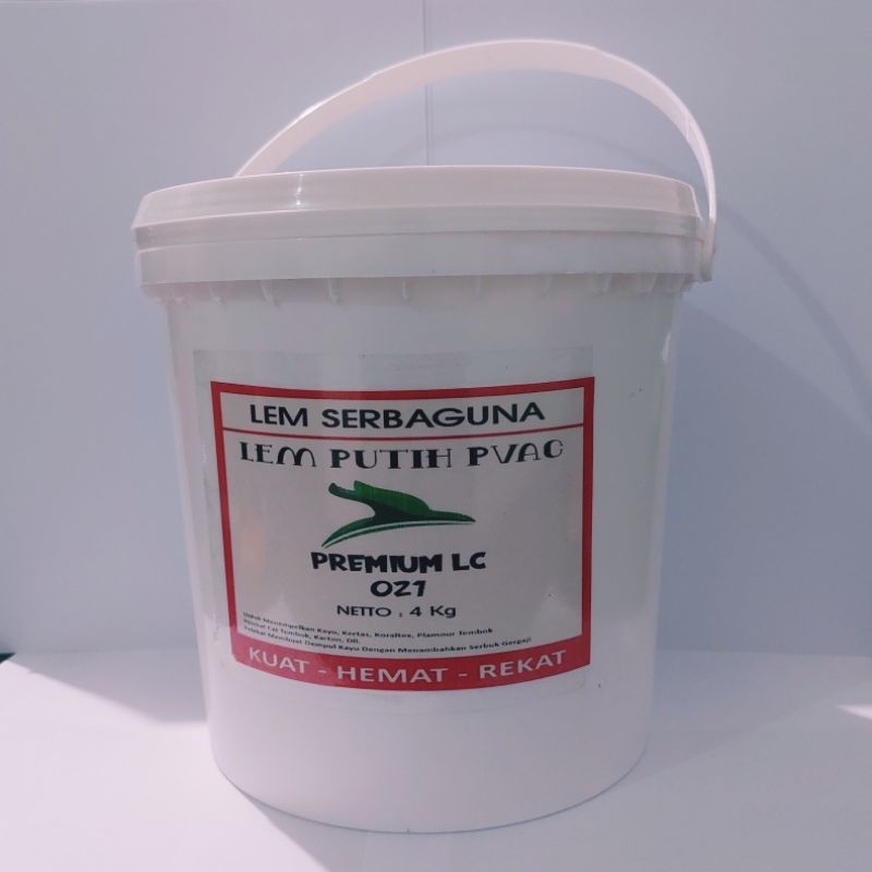 

ucl_gramari - lem kayu premium lc-021 pvac 4kg - kental untuk kertas & plamir tembok