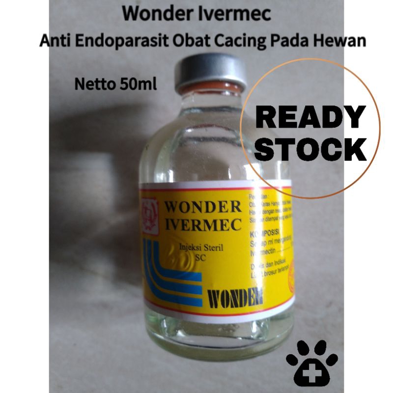 WONDER - Ivermec Obat Cacing, Parasit & Kutu | Netto 50ml