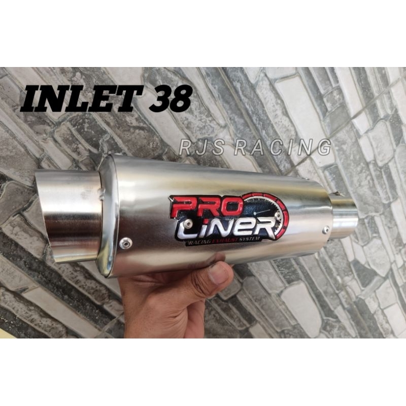 slinser knalpot racing proliner inlet 38 bass bulat adem