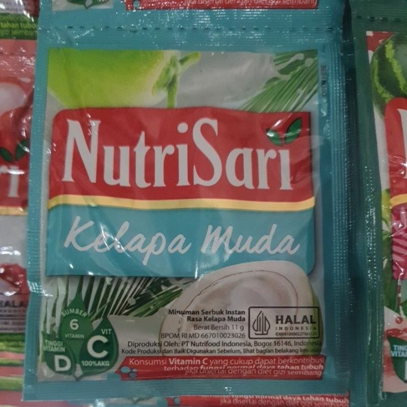 

Nutrisari Kelapa Muda 1renceng (10pcs)