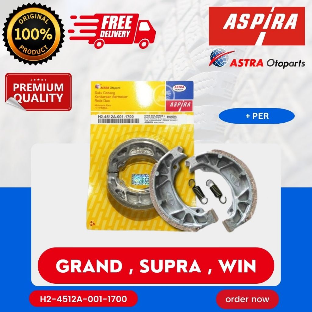 [READY COD] KAMPAS REM TROMOL ASPIRA BELAKANG (+PER) KAMPAS TROMOL 001 GRAND / SUPRA / WIN / BRAKE S